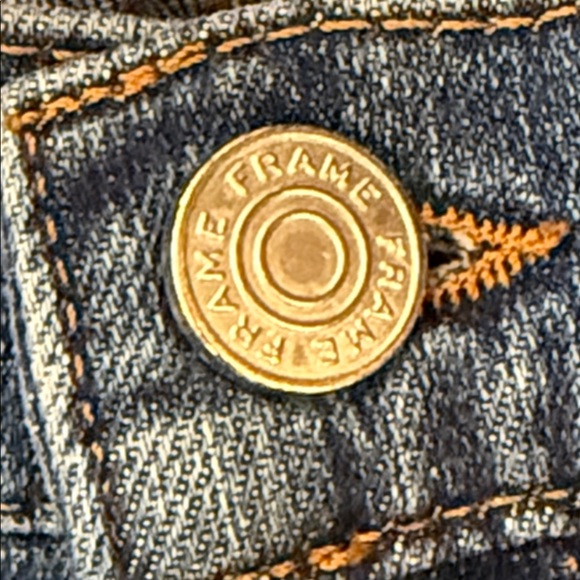 Frame Denim L’Homme Slim Dark Blue Feathered Fade LMH691 Azul 94% Cotton 38x30 - Picture 6 of 15